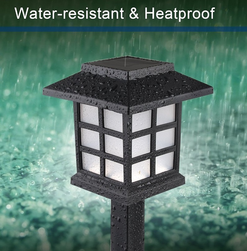 8pcs Led Solar Pathway Lights Waterproof Outdoor Solar Lamp for Garden/Landscape/Yard/Patio/Driveway/Walkway Lighting