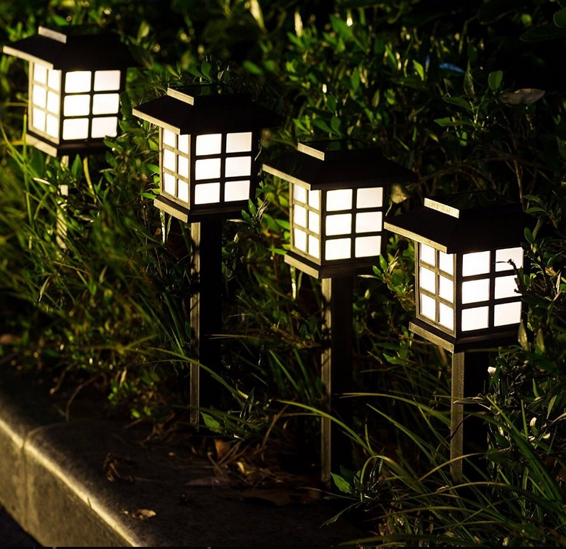 8pcs Led Solar Pathway Lights Waterproof Outdoor Solar Lamp for Garden/Landscape/Yard/Patio/Driveway/Walkway Lighting
