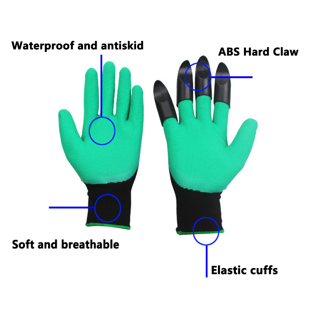 8 Claws garden Digging Gloves
