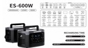600W Portable Power station