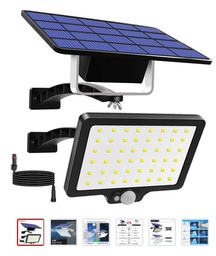 48 leds Solar Garden Light Super Bright Adjustable